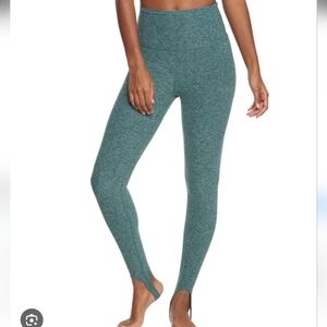 Beyond Yoga Spacedye High Waisted Stirrup Leggings, Green, Medium